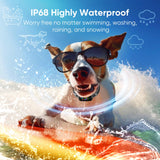 Dog Bark Collar, Customizable Bark Collar for Large Medium Dogs, Smart Anti Barking Training Collar with Adjustable Beep Vibration Shock and Sensitivity, Automatic Stop Barking with Replacement Strap