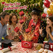 2026 Graduation Pop-Up Surprise Gift Box – Red or Blue