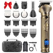 Beard Trimmer for Men, Electric Razor Shavers for Men w/Case, Cordless Hair Clipper T-Blade Trimmer, Mens Grooming Kit for Nose Ear Body Face Mustache -180 Mins Shaving, Father Gifts for Him