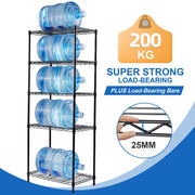 Heavy-Duty 5-Tier Metal Wire Shelving Unit