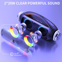 JYX D16T IPX5 Portable Karaoke Speaker with 2 Microphones