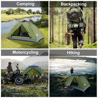 Night Cat 1-Person Lightweight Backpacking Tent with Vestibule