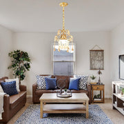 Mini Crystal Pendant Chandelier – 23 × 28 cm