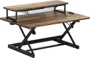 36-Inch Height Adjustable Standing Desk Converter Sit to Stand Riser Workstation