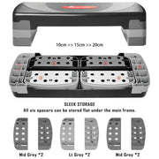 Adjustable Aerobic Step Platform – 10/15/20 cm