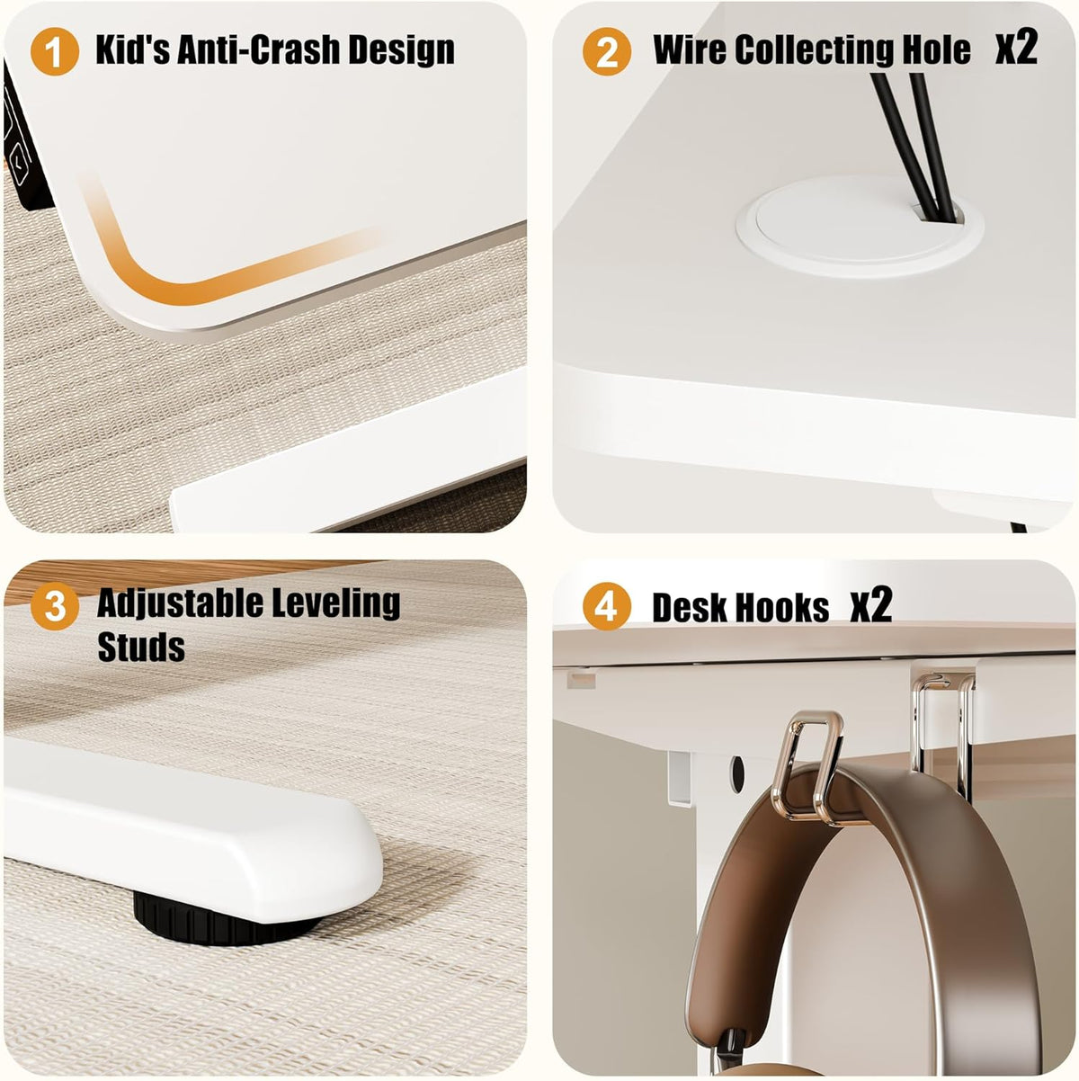 Electric Sit-Stand Desk – 80–170cm Desktop Options