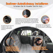 6-Layer Dog Car Seat Hammock with Mesh Window – 135 × 149 cm