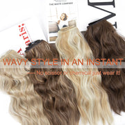 20-Inch Wavy Clip-In Hair Extensions – 4-Piece Blonde Highlight Set