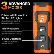 2024 release Dog Bark Deterrent Device Stops Bad Behavior | No need yell or swat, Just point to a dog (own or neighbor's) Hit the button | Long-range ultrasonic, Alternative to painful dog shock collar