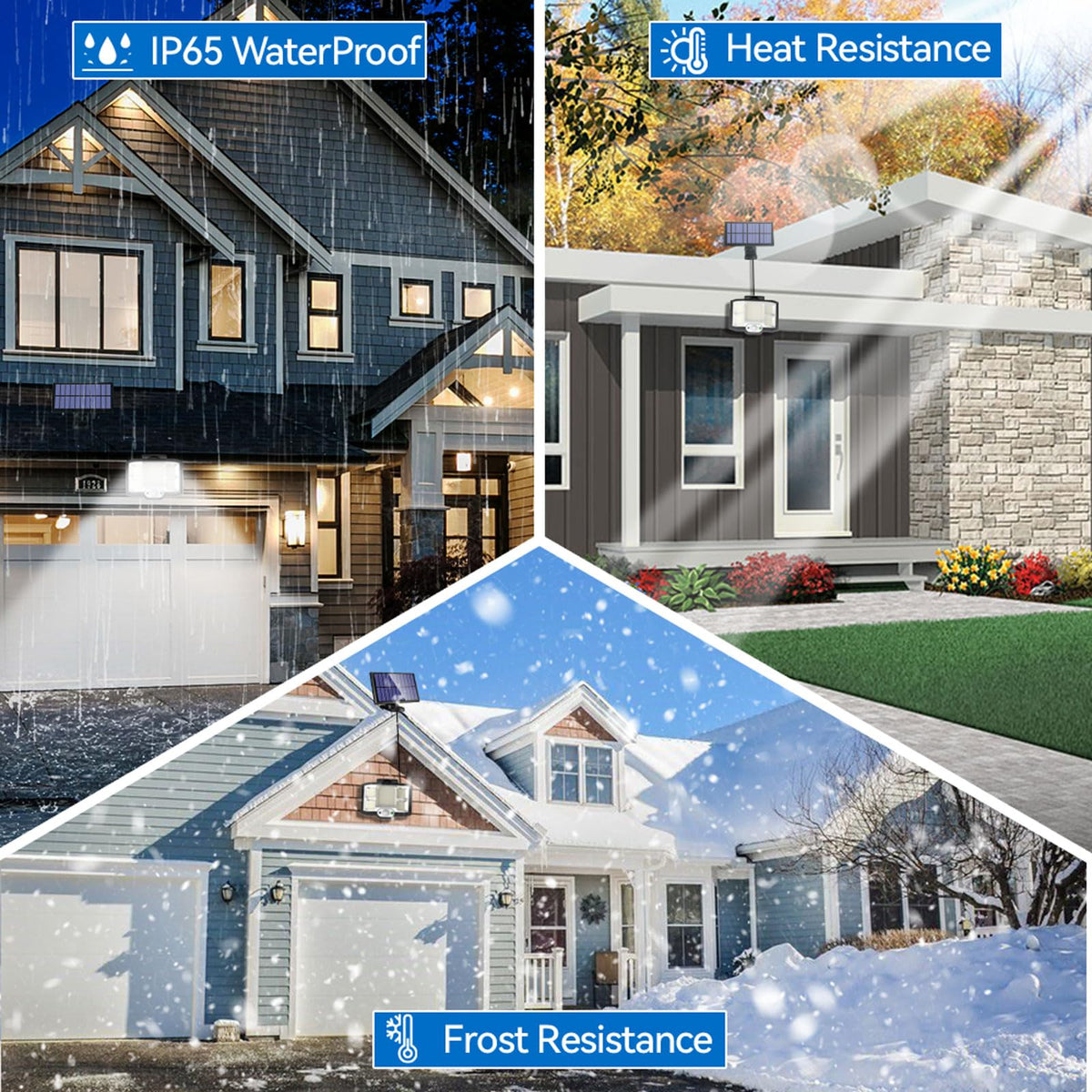 Solar Security Lights Outdoor Motion Sensor, 168LED Motion Sensor Lights Outdoor with IR Remote, Separate Solar Panel, 4 Modes Solar Garden Lights Outdoor for Shed Yard Fence Garage Door