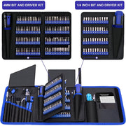 191-Piece Precision Screwdriver & Multi-Bit Repair Set