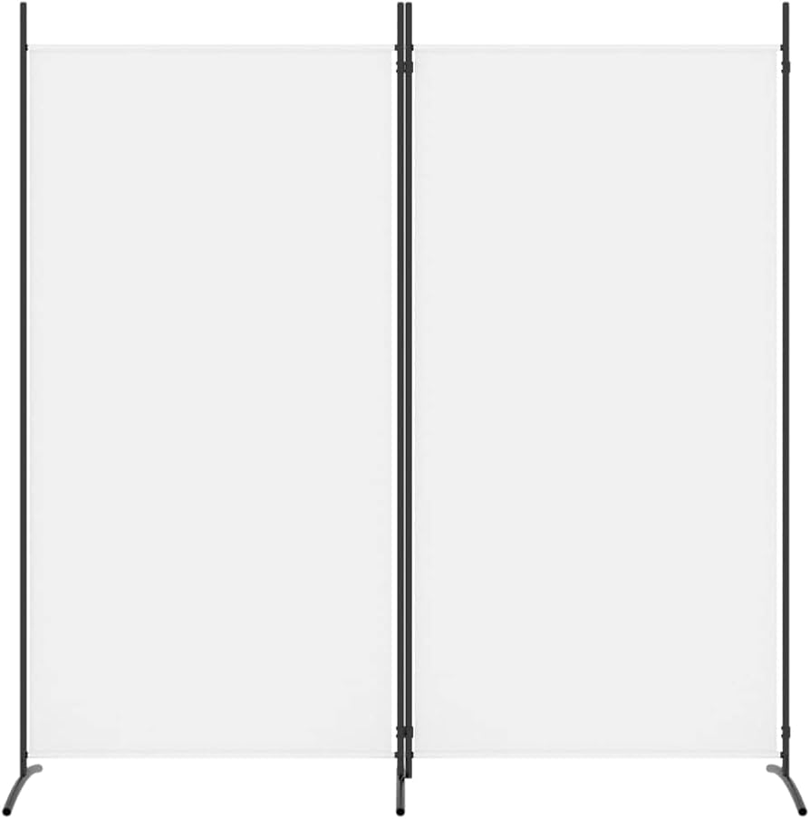 175 × 180 cm 2-Panel Folding Fabric Room Divider – 3 Colours