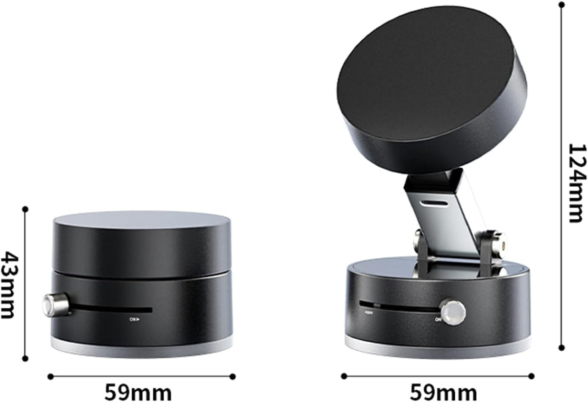 Double-Sided Vacuum & Magnetic Phone Holder – 3 Colours