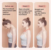 Smart Posture Corrector Miicro Vibration Posture Training Reminder Sensor Back Posture Neck Hump Corrector for Adult Kids