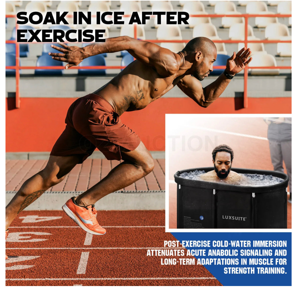 300 L Foldable Adult Soaking & Ice Bath Tub