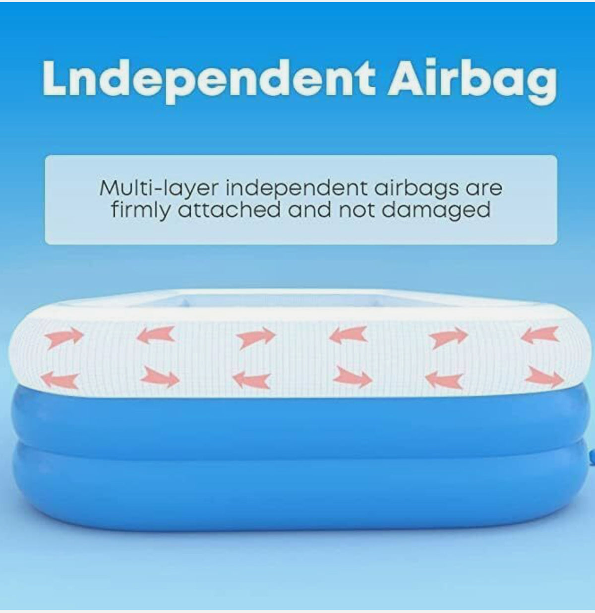 260 cm Inflatable Backyard Paddling Pool