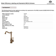 Antique Brass Single-Lever Bathroom Basin Mixer Tap
