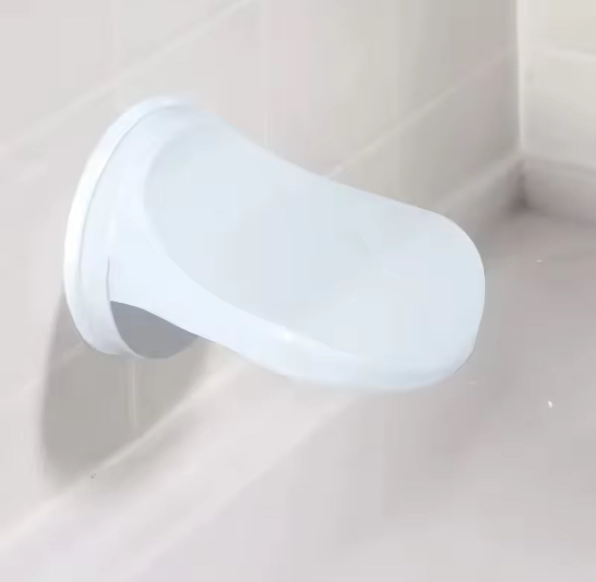 Suction-Mounted Shower Foot Rest for Shaving
