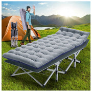 Folding Camping Stretcher with Mat & Carry Bag – Up to 150 kg