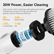 Cordless Electric Spin Scrubber with 7 Brush Heads