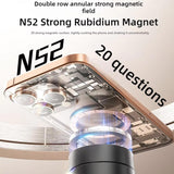 Multifunctional Vacuum Suction Phone Holder- Folding, Extendable, Double- Sided Magnetic for Car/Gym/Smooth Surface Kitchen Stand Cellphone Smartphone Mount (Black)