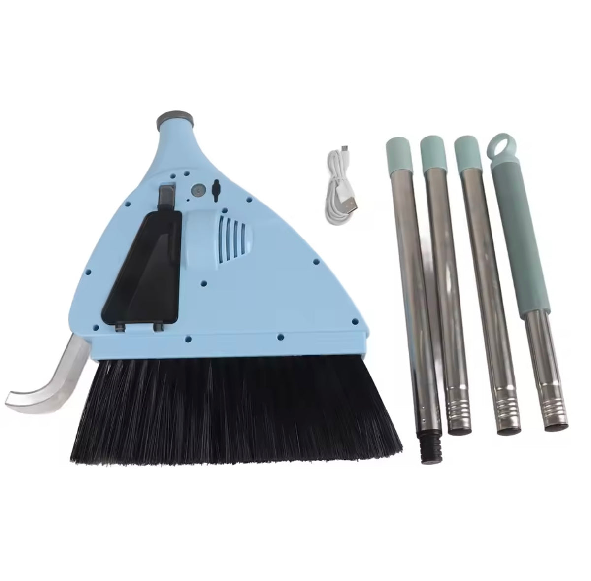 USB-Rechargeable 2-in-1 Vacuum Broom & Floor Sweeper