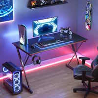 32-Inch Black Gaming & Home-Office Desk