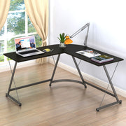 Espresso L-Shaped Corner Computer & Gaming Desk