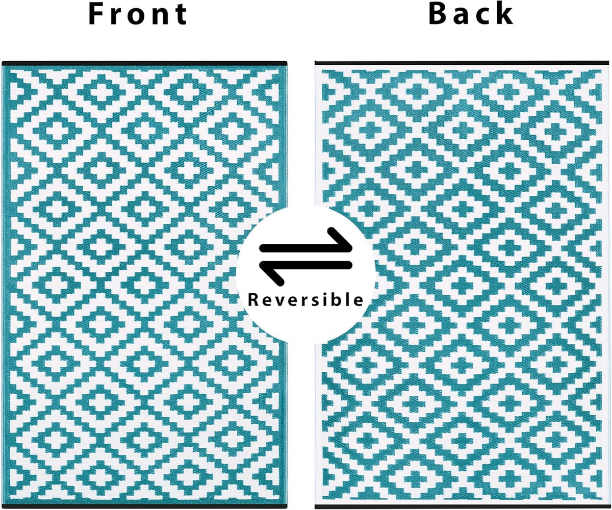 180 × 270 cm Nirvana Reversible Plastic Outdoor Rug