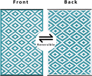180 × 270 cm Nirvana Reversible Plastic Outdoor Rug