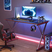 32-Inch Black Gaming & Home-Office Desk