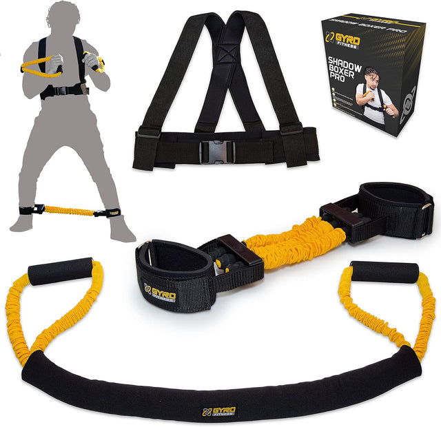 Shadow Boxer Pro | Boxing Resistance Bands Set for Shadow Boxing, Comes with Ankle Cuffs | Ideal Addition to Your Home Boxing Equipment