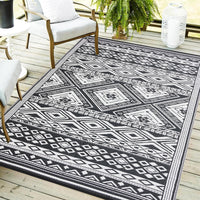 Reversible Waterproof Outdoor Rug 180x270cm, Outdoor Plastic Straw Rug for Patios Clearance, Outdoor Area Rug Carpet RV Mat for Camping Backyard Deck Porch