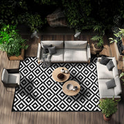 180 × 270 cm Nirvana Reversible Plastic Outdoor Rug