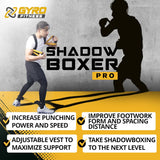 Shadow Boxer Pro | Boxing Resistance Bands Set for Shadow Boxing, Comes with Ankle Cuffs | Ideal Addition to Your Home Boxing Equipment