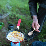 2-Pack 4-in-1 Stainless Steel Camping Cutlery Sets