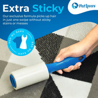 Extra-Sticky Lint Roller Set – 450 Easy-Peel Sheets