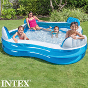 Intex 229 cm Family Lounge Pool with 4 Seats – 990 L