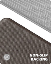 2-Piece Grey Cushioned Kitchen Mat Set – 43 × 119 & 43 × 241 cm