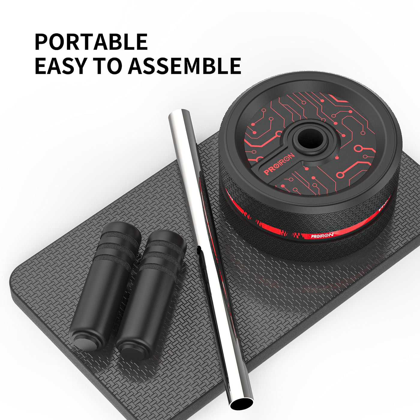 Ab Roller Wheel with Knee Pad