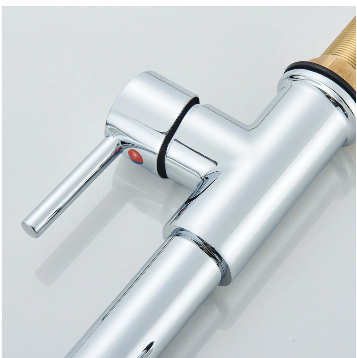 Chrome Pull-Out Kitchen Mixer Tap – 360° Swivel