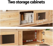 180 cm Pine TV Cabinet with Storage Drawer