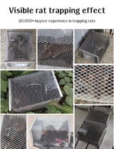 Household Fully Automatic Mouse Trap Safe Continuous Mouse Trap No Return Indoor Large Space Non-toxic Reusable Humane Rat Trap