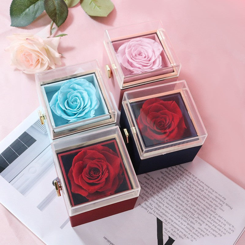 Hidden Necklace Rose Gift Box – 9 Colour Combinations