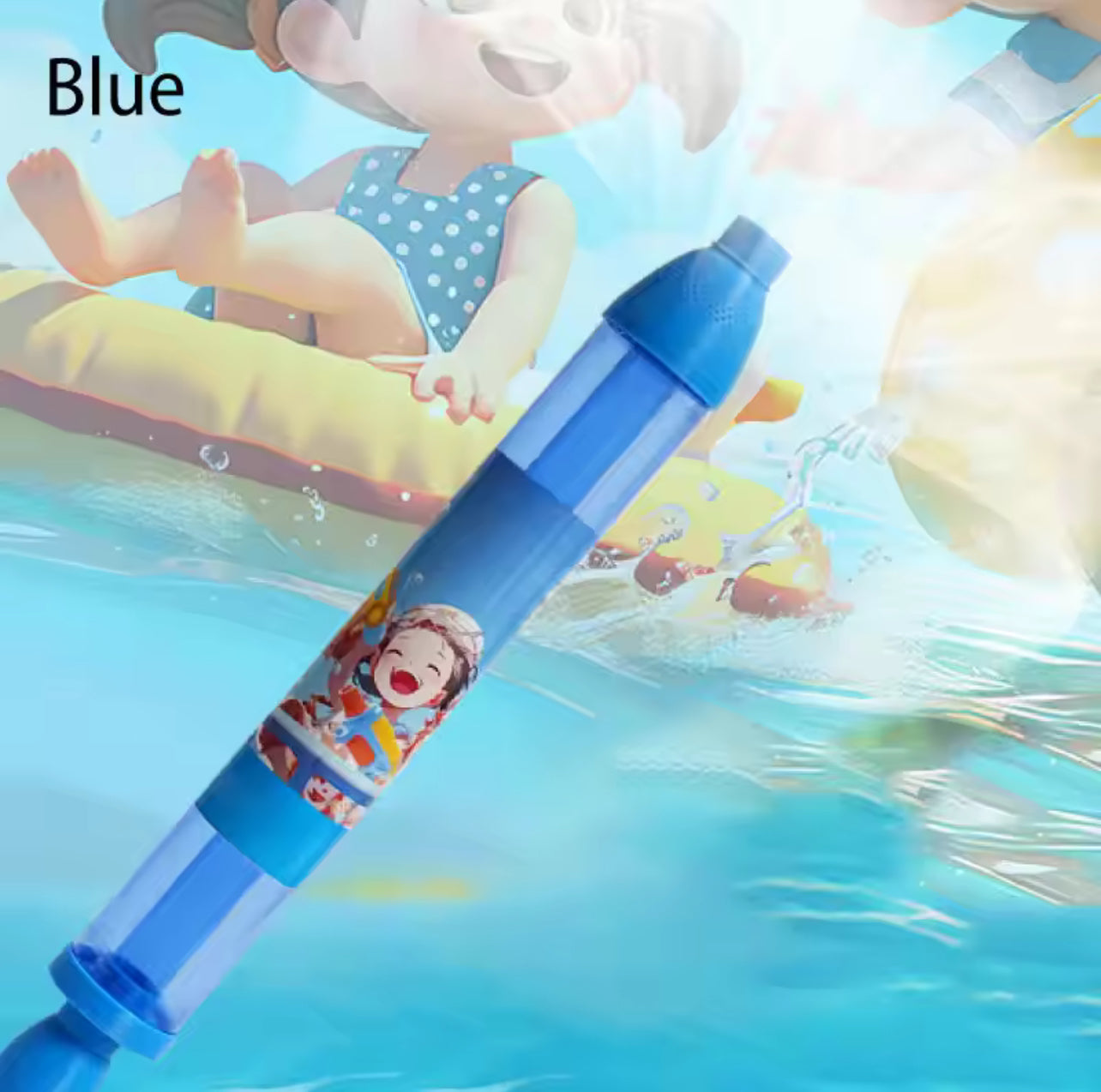 Firework-Pattern Mini Water Spray Toy – 3 Colours