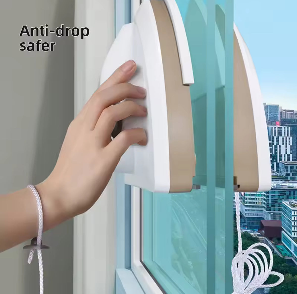 Double-Sided Magnetic Window Cleaning Tool