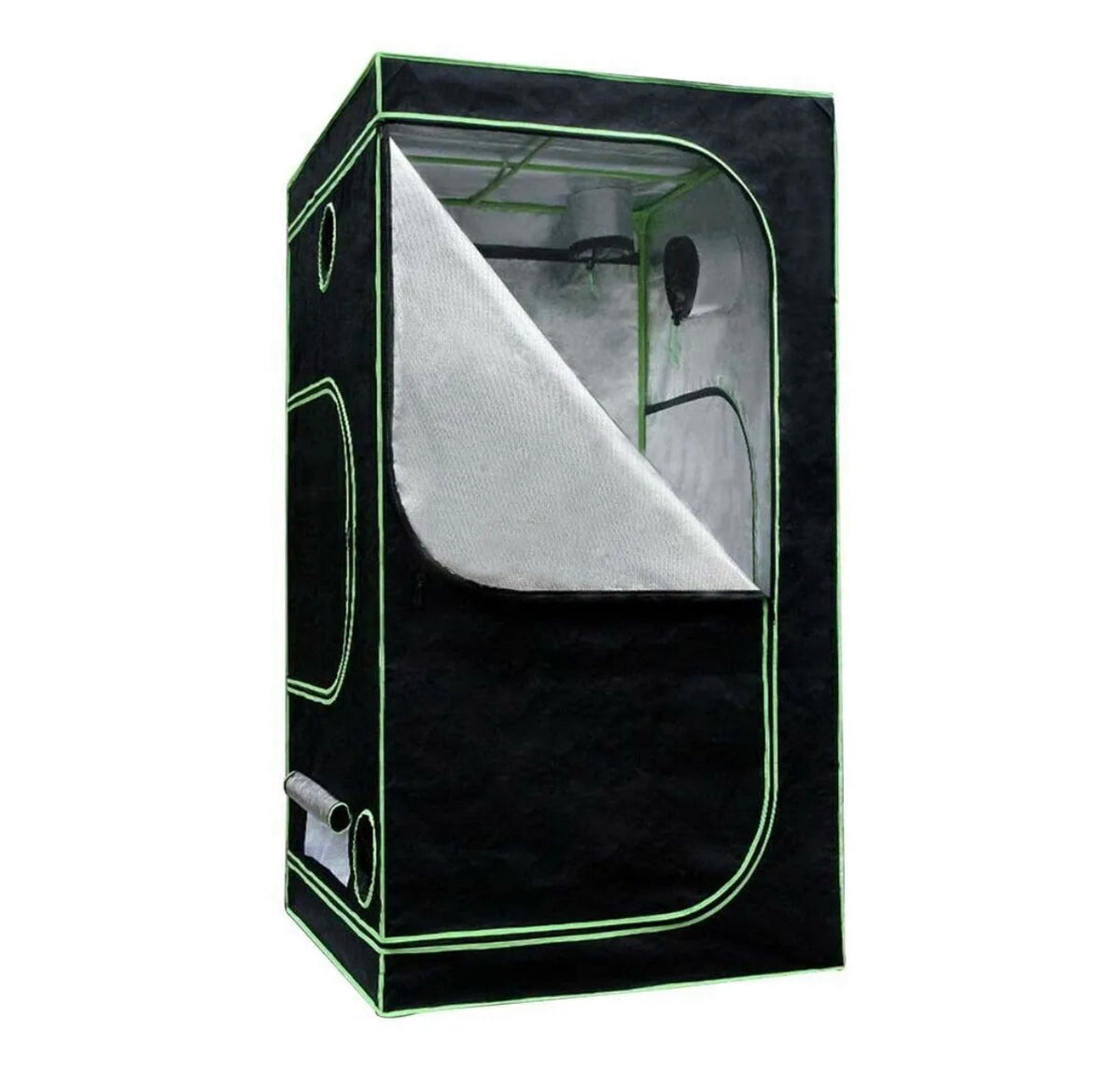 Reflective 600D Grow Tent – 120 × 120 cm or 240 × 120 cm