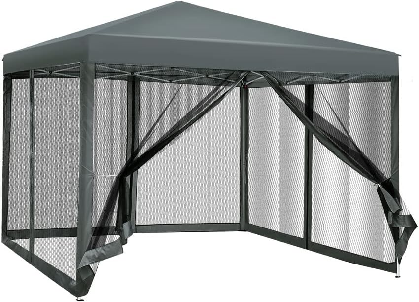 3 x 3 m Pop-Up Gazebo with Mesh Walls – 3 Colours
