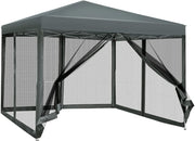 3 x 3 m Pop-Up Gazebo with Mesh Walls – 3 Colours