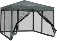 3 x 3 m Pop-Up Gazebo with Mesh Walls – 3 Colours